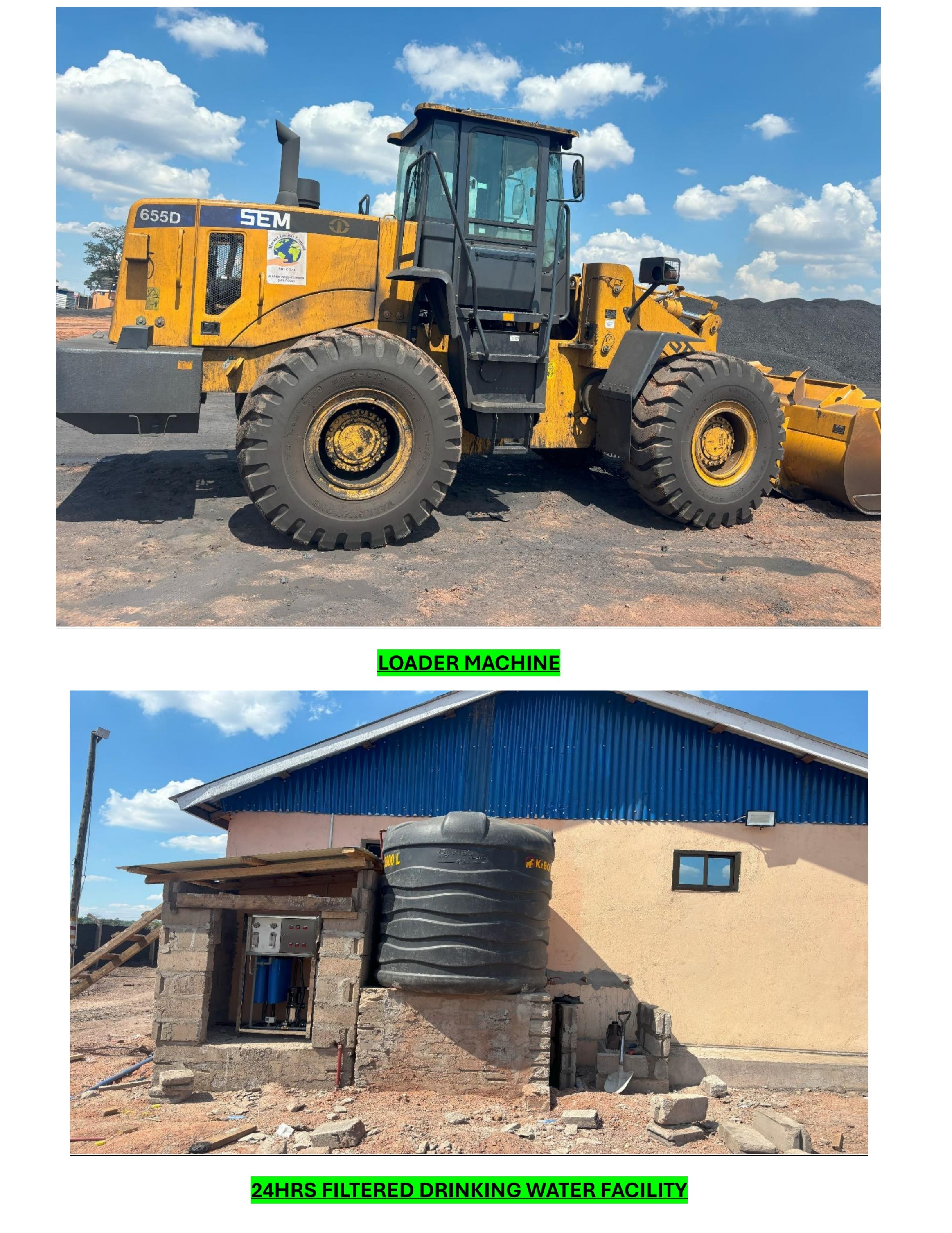 Loader at Paradiso Sales Point